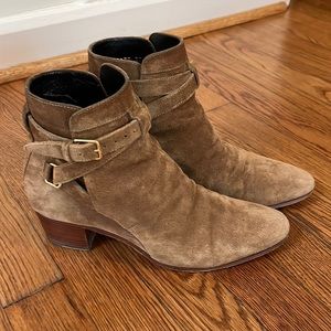 YSL Wyatt Jodhpur boots size 37 (US7) in Tobacco